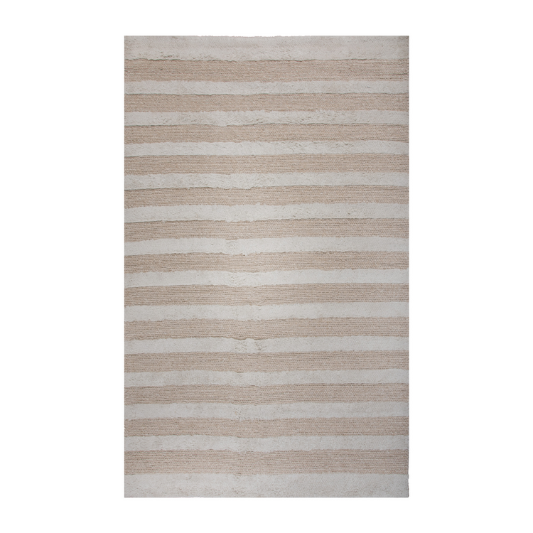 Threads Republic Ria Rug Collection, Beige 3' x 10'