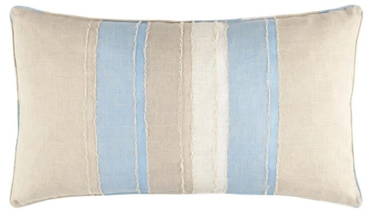 Moon Hills Linen Sham, Lapis Standard