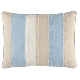 Moon Hills Linen Sham, Lapis Euro