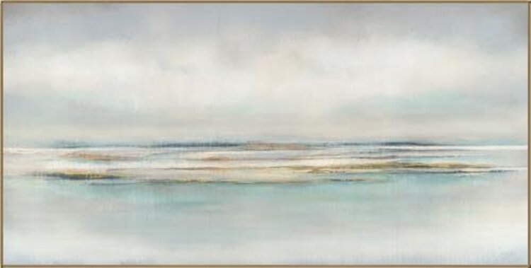 Sunlight Mist w/ Natural Oak Float Haven Frame