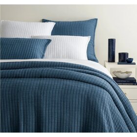 Boyfriend Matelasse Coverlet, Aegean King