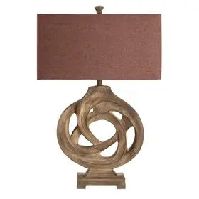 Coiled Branch Table Lamp