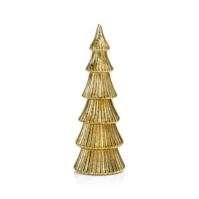 LED Ribbed Antique- Large Gold Tree