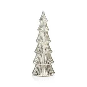 LED Ribbed Antique- Large Silver Tree