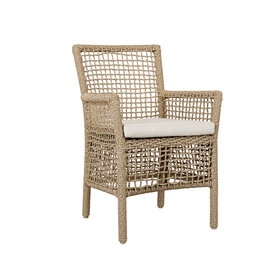 Brisbane Outdoor Dining Chair, Natural