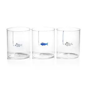 Tidal Sip Glass Tumbler (per piece)