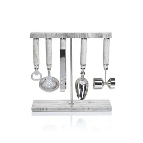Five Piece Bar Tool Set- Marble