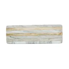 Marble & Mango Wood Cutting Board w/ Stripes