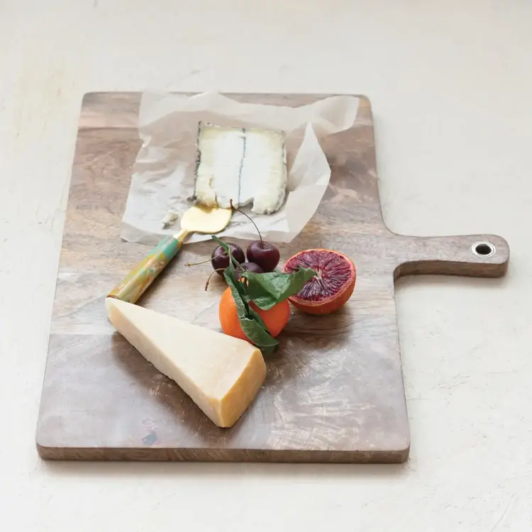 Mango Wood Serving Board w/ Handle