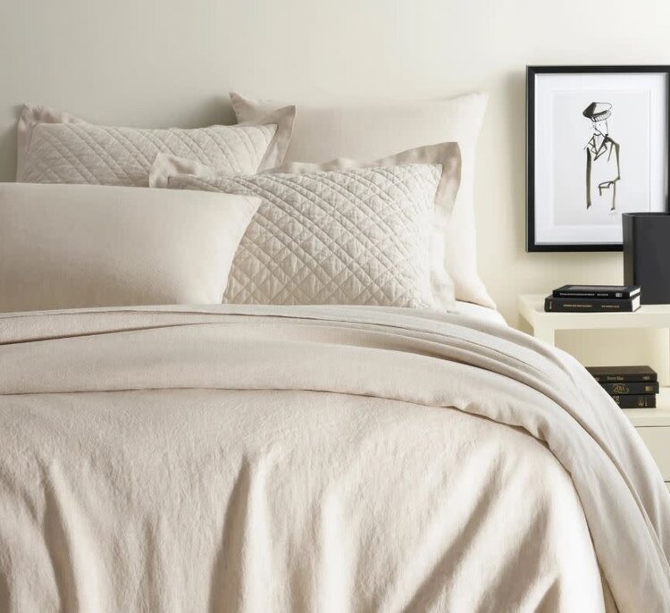 Lush Linen Duvet Cover, Natural King