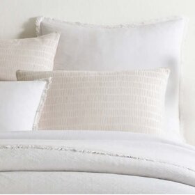 Faye Linen Sham, Plaster Standard