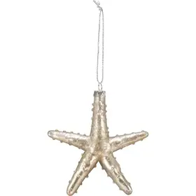 Starfish Glass Ornament