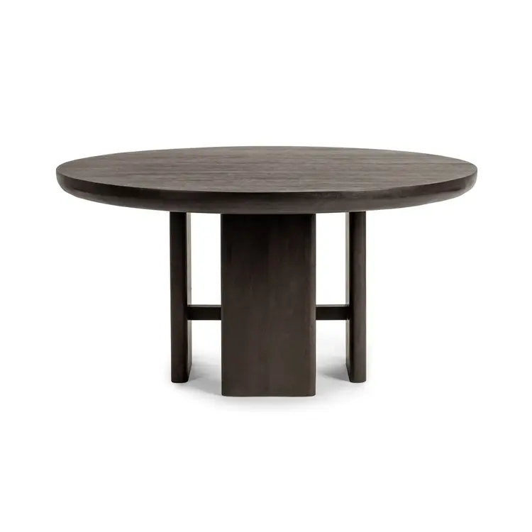 Celadon 60" Round Dining Table- Truffle Roast