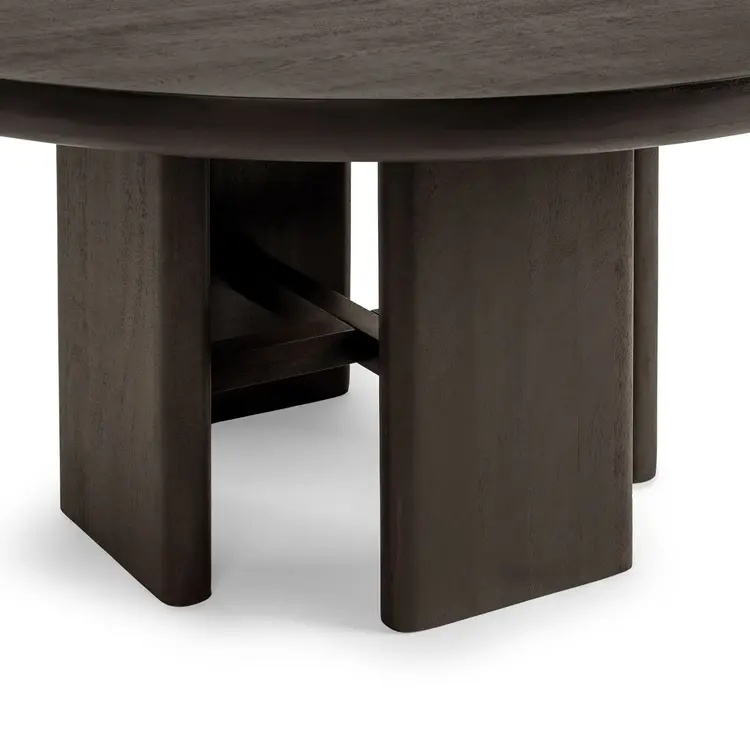 Celadon 60" Round Dining Table- Truffle Roast