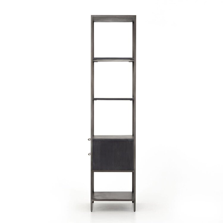 Four Hands Trey Bookshelf- Black Wash Popular