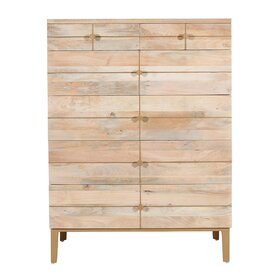 Beyond Borders Courtney Tall Boy Chest- Sand Dune