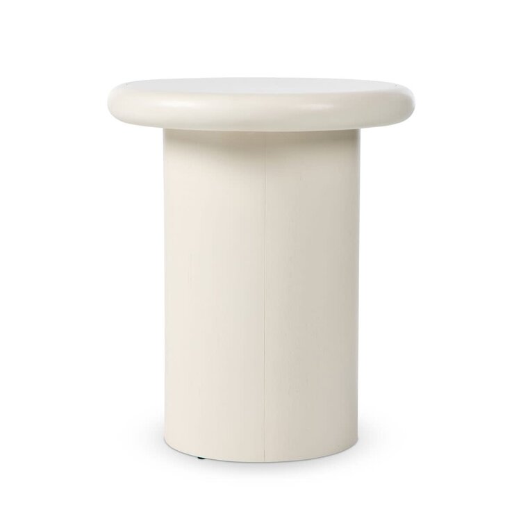 Four Hands Zach End Table- Tofu Solid