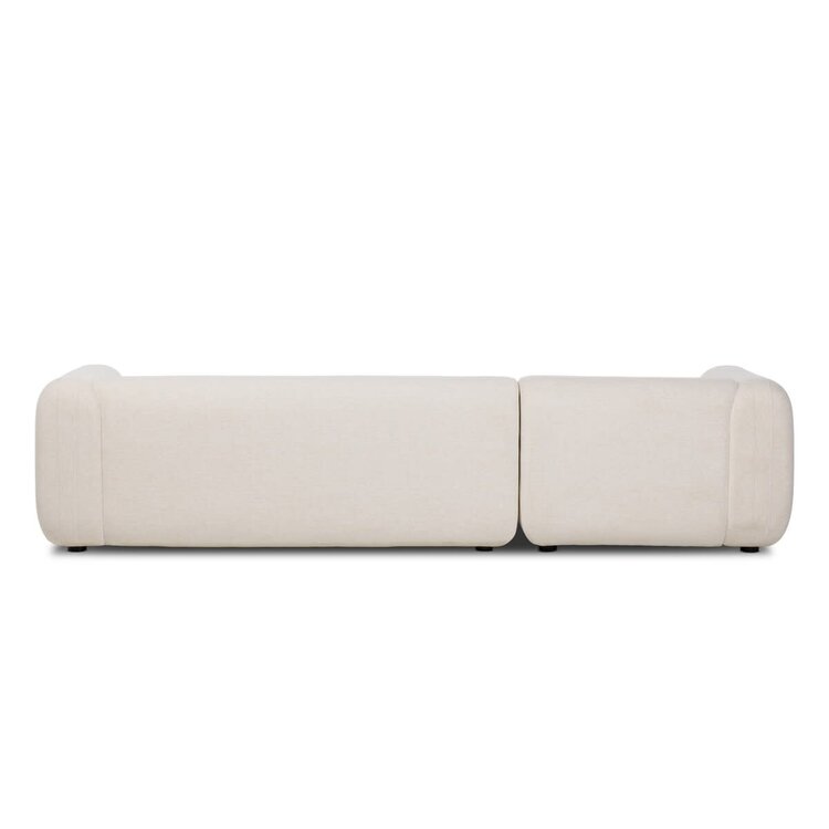 Four Hands Nara 2-Piece Left Chaise Sectional- Crypton Nomad Snow