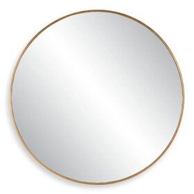 Junius Large Round Mirror- Gold