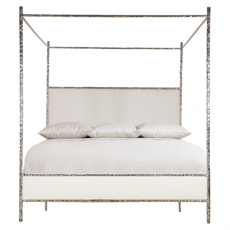 Odette Fabric Canopy Bed, King