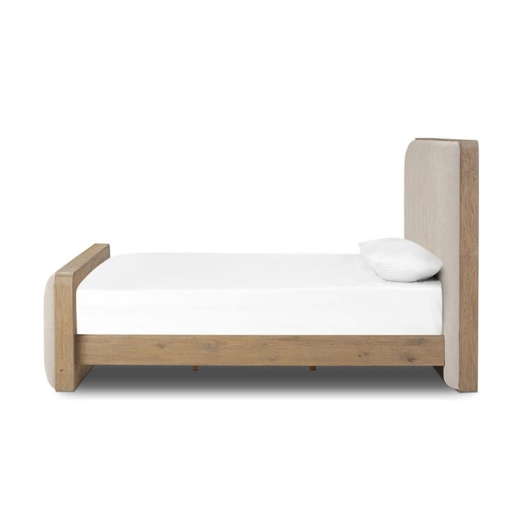 Four Hands Pierce Bed, King Holland Sand