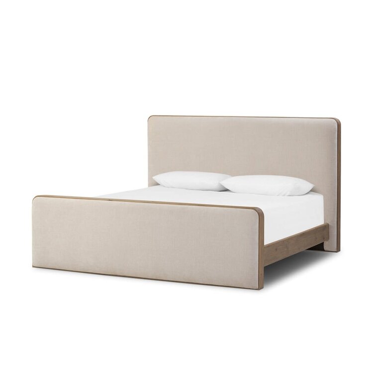 Four Hands Pierce Bed, King Holland Sand