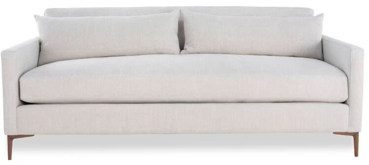 Atelier Home Nolan Sofa- Performance KW Linen / Wood Tone Metal