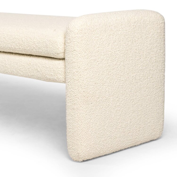 Four Hands Serena Accent Bench- Durham Cream