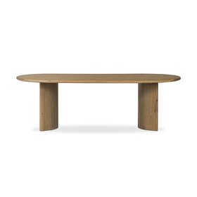 Four Hands 94" Paden Dining Table- Worn Oak Veneer