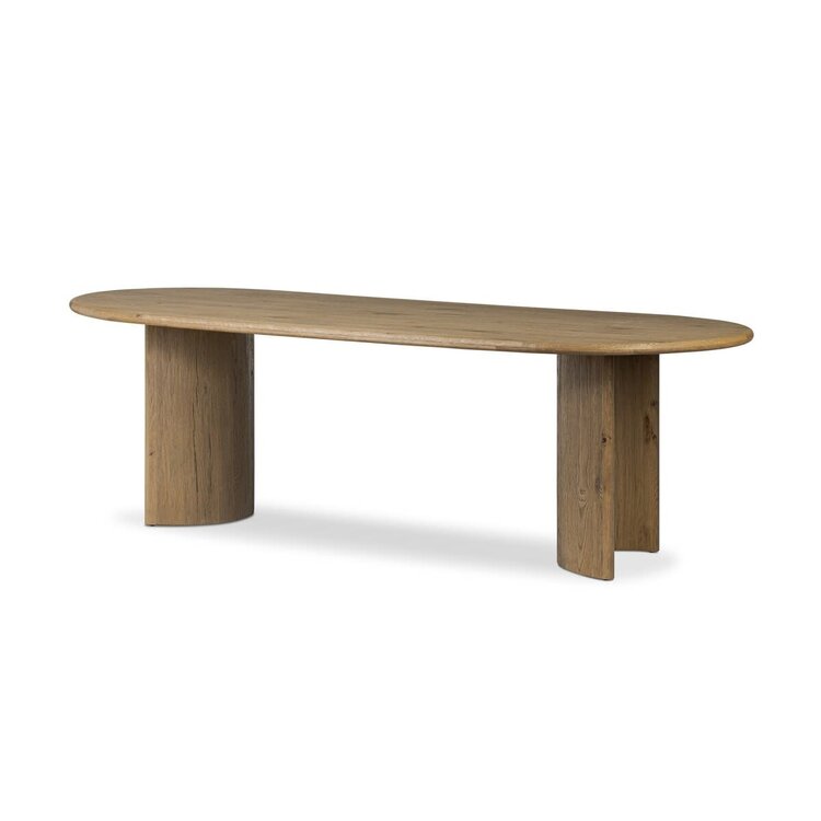 Four Hands 94" Paden Dining Table- Worn Oak Veneer