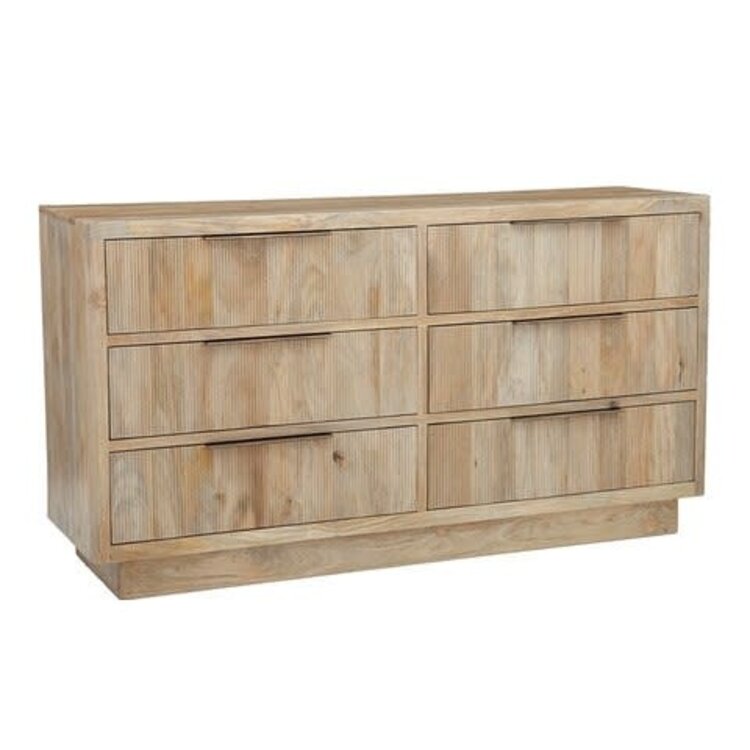 Beyond Borders Conrad 6 Drawer Dresser- Natural Sand