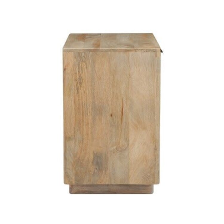 Beyond Borders Conrad Nightstand- Natural Sand