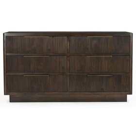 Beyond Borders Conrad 6 Drawer Dresser- Coffee Brown