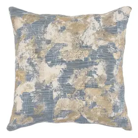 MA Luciana Rain Blue Pillow, 22' x 22"
