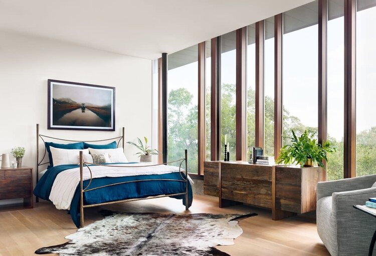 Four Hands Westwood Bed, Queen Antique Brass