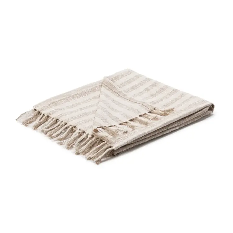 TC Linna Throw Ivory/Natural, 50" x 70"