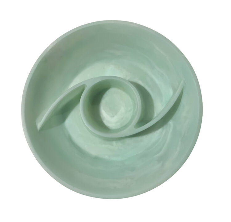 Jes & Gray Chip & Dip Bowl- Sea Blue
