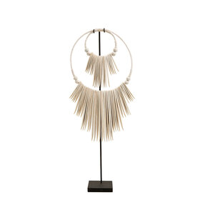 Beyond Borders Nala Wooden Necklace with/ Stand