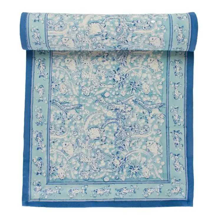 La Mer Aqua Table Runner