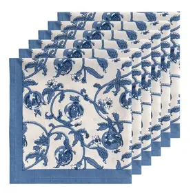 Granada Cornflower Blue Napkins- set of 6
