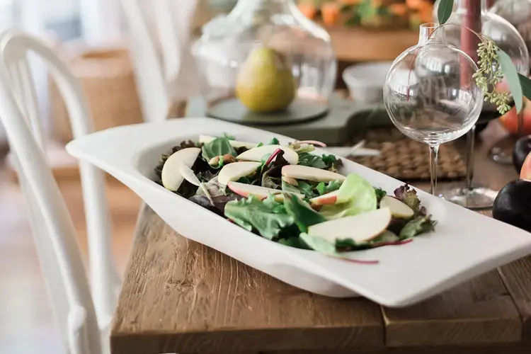 Hand-Carved White Pine Wood Serving Dough Bowl