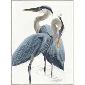 Mirrored Nature w/ Poly Grey Barnwood Floater Frame