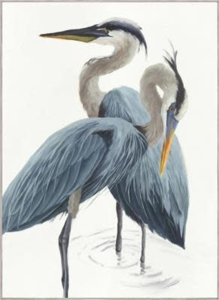 Mirrored Nature w/ Poly Grey Barnwood Floater Frame