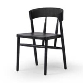 Four Hands Buxton Dining Chair Black Oak
