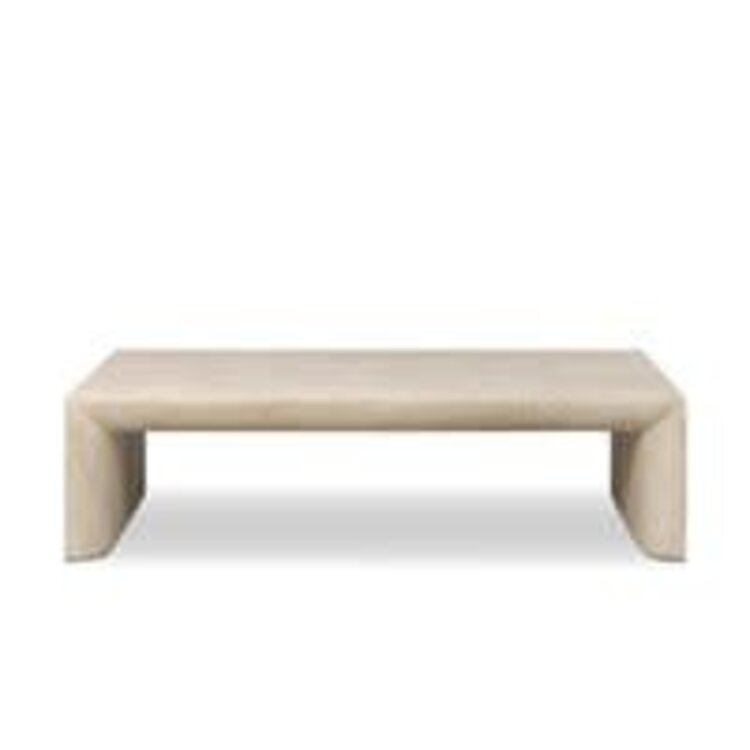 Four Hands Brad Coffee Table- Faux Travertine