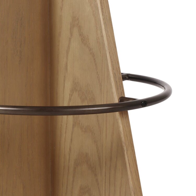 Four Hands Damon Swivel Bar Stool- Durham Cream