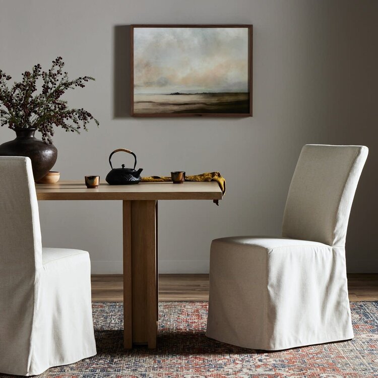 Four Hands Vista Slipcovered Dining Chair- Savile Flax