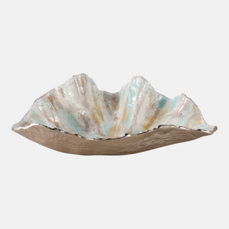 Metal Seashell Bowl