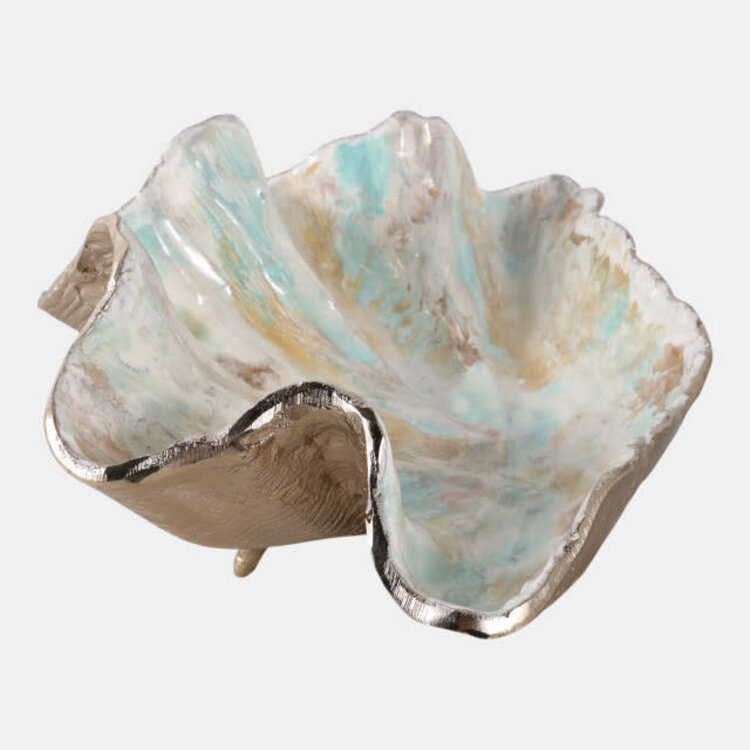 Metal Seashell Bowl