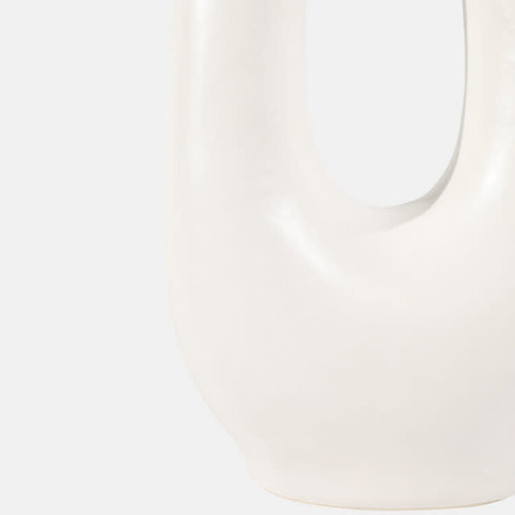 Open Cut-Out Oval Table Lamp